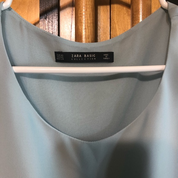 Zara Women’s Sleeveless Top in Mint Green Size XS - Picture 6 of 6